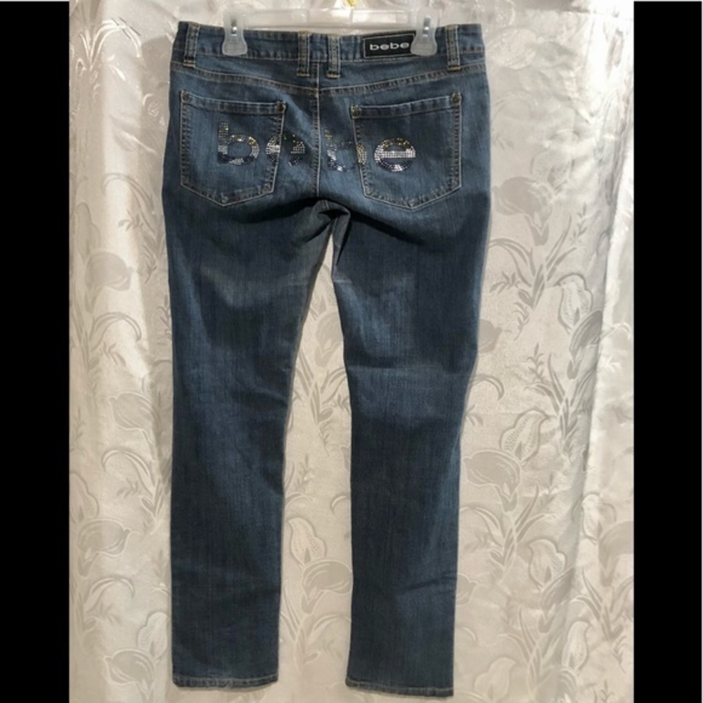 BEBE JEANS WITH RHINESTONES SIZE 30
